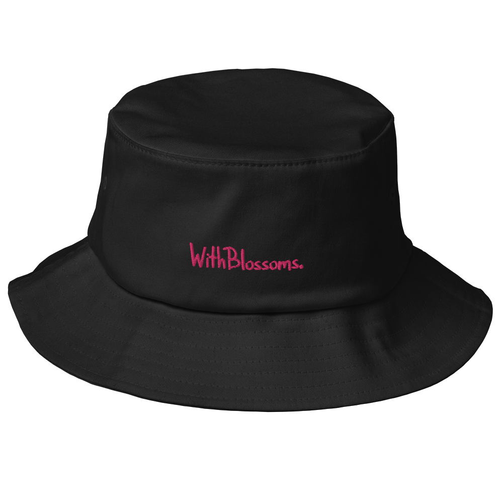 WithBlossoms Flamingo Old School Bucket Hat